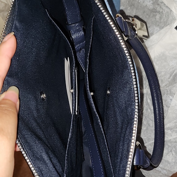 NWT NBU COACH MIA SATCHEL IN DENIM - Picture 13 of 16